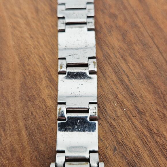 Fossil Silver Tone Rectangle Dial Watch Bracelet Link Band ES-8999 Casual Daily - Picture 8 of 8